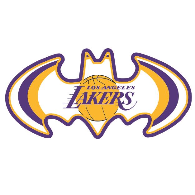 Los Angeles Lakers Batman Logo iron on transfers...